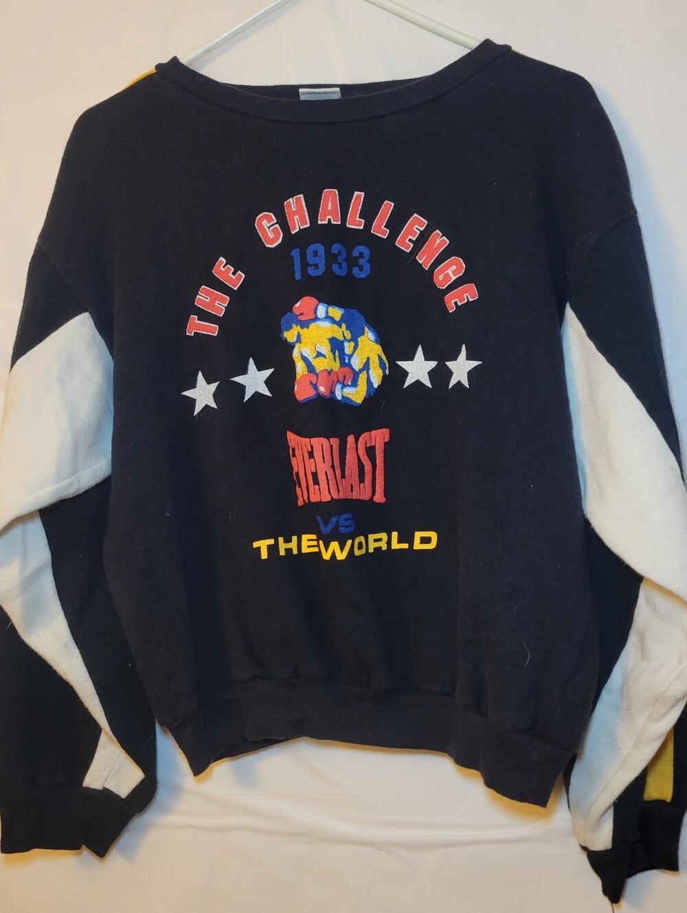 Everlast Black and White Logo Crewneck
